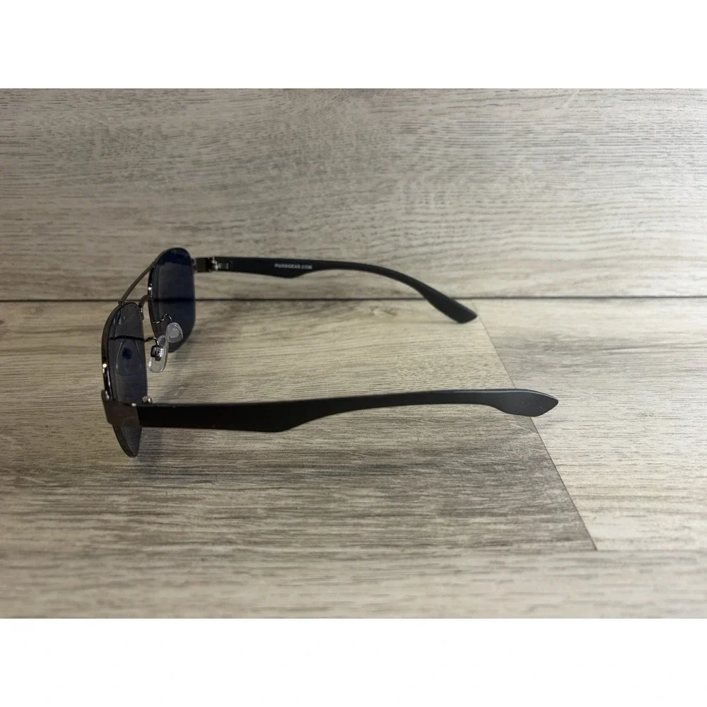 PUGS Sunglasses STYLE M4 Red Mirror Black Frames‎